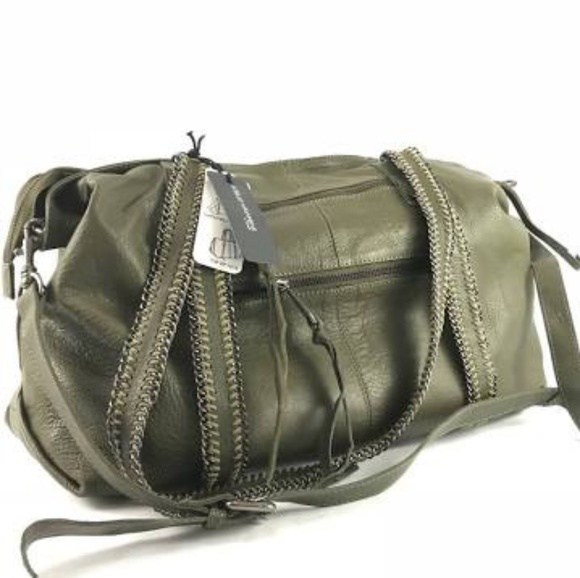 joelle hawkens Handbags - Joelle Hawkens olive convertible tote
